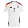 Maillot de Supporter Allemagne Antonio Rudiger 2 Domicile Euro 2024 Pour Homme